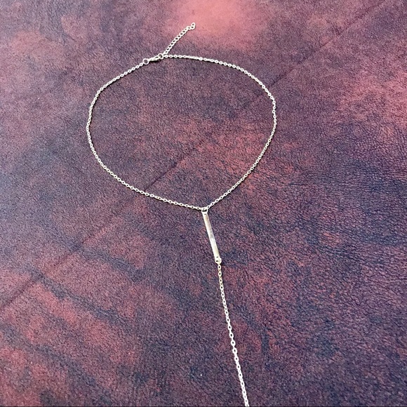 NWT Triangle & Rectangle Drop Necklace - Picture 4 of 6